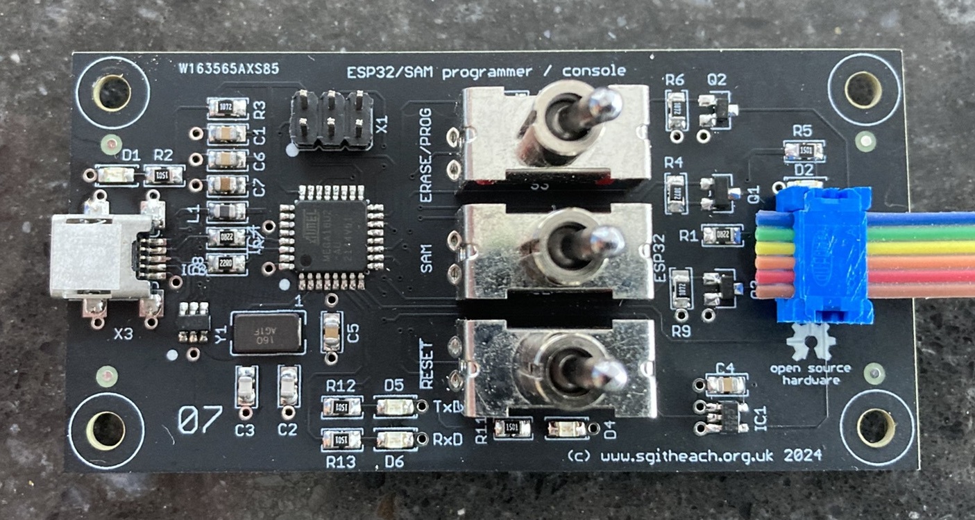 Populated board